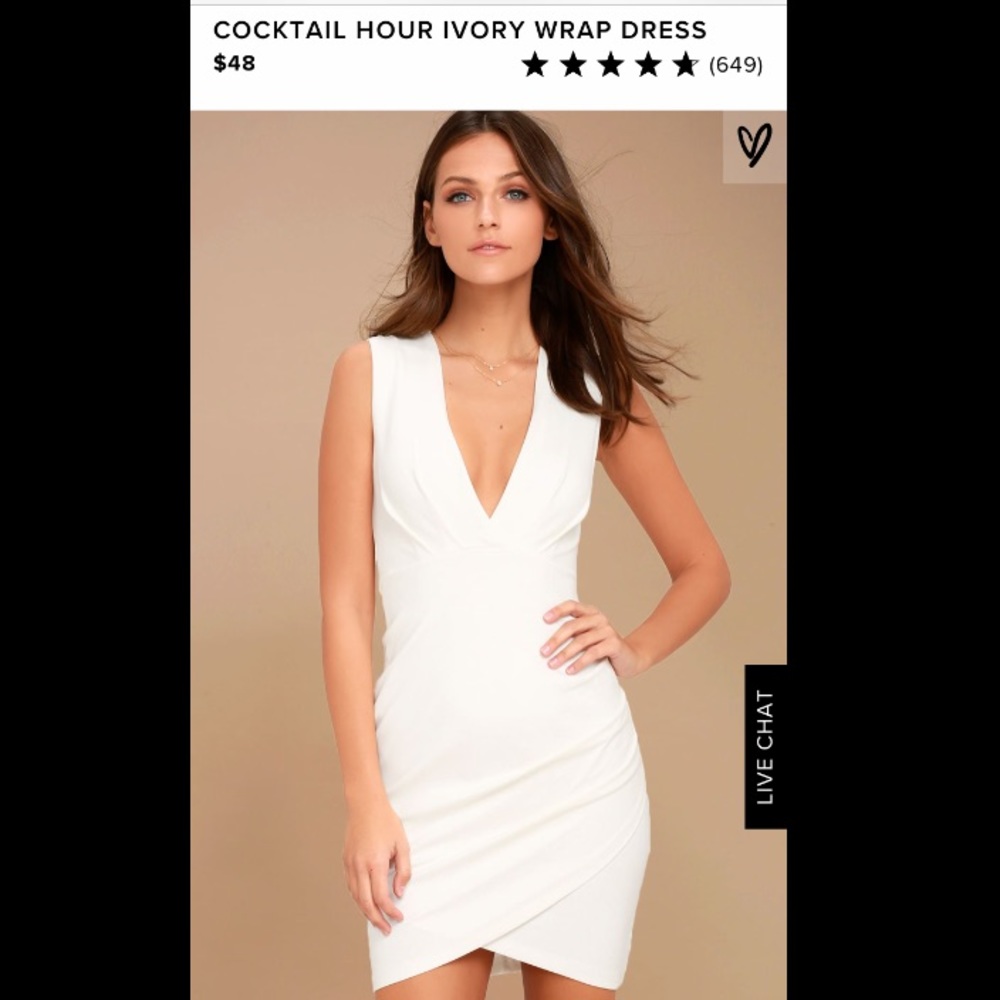 NWT Lulus White Dress